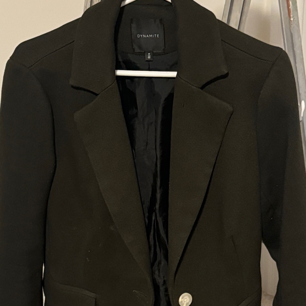 Dynamite Classic Dark Green Trench Coat